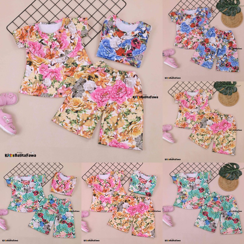 Set Kylie Anak uk 3-4 Tahun /  Setelan Baju Perempuan Import Atasan Bawahan Kulot Perempuan