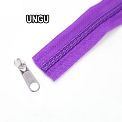 Daun Resleting Tas Meteran No 5 Putih Hitam Untuk Tas Warna Untuk Tas Jaket Kerajinan Tangan Dompet 