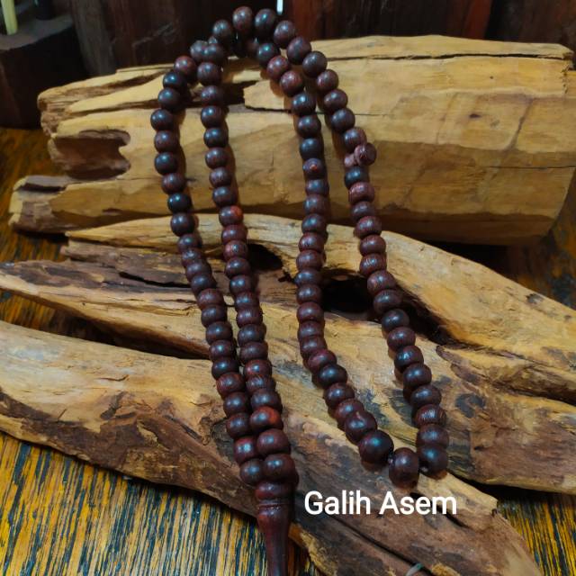 Tasbih 99 Kayu Galih Asem 8mm Indonesia
