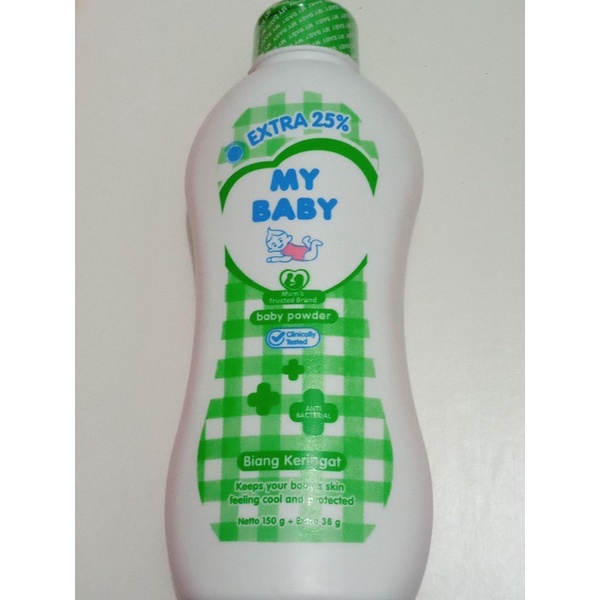 My Baby Powder Biang Keringat Bedak Bayi 150 g Extra Fill 38 g