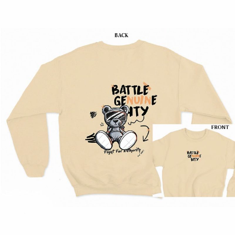 Sweater crewneck unisex (Battle genuine)