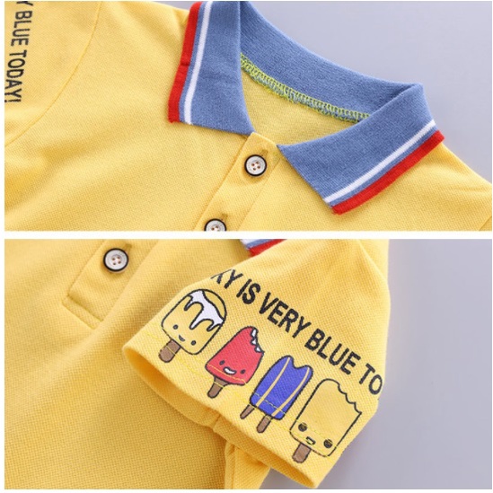 ew arrival kaos anak POLO THE SKY IS BLUE celana JEANS IMPORT PREMIUM + celana Pendek tebal