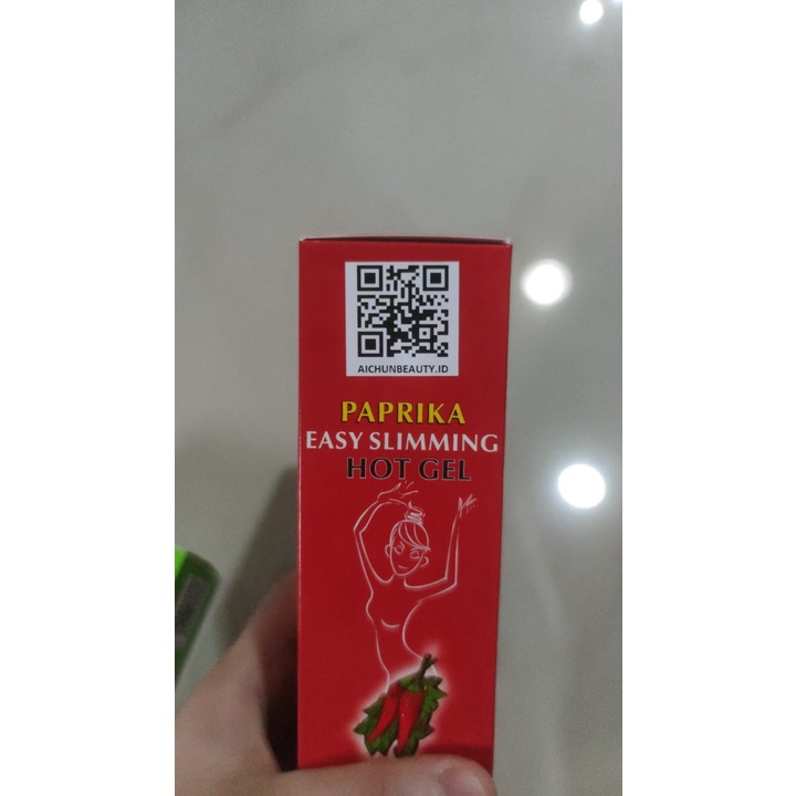 [ORI] AICHUN MERAH VARIAN PAPRIKA SLIMMING GEL PELANGSING CEPAT DAN AMPUH DALAM SEMINGGU BAKAR LEMAK Terbukti Original karena sudah dilengkapi Barcode