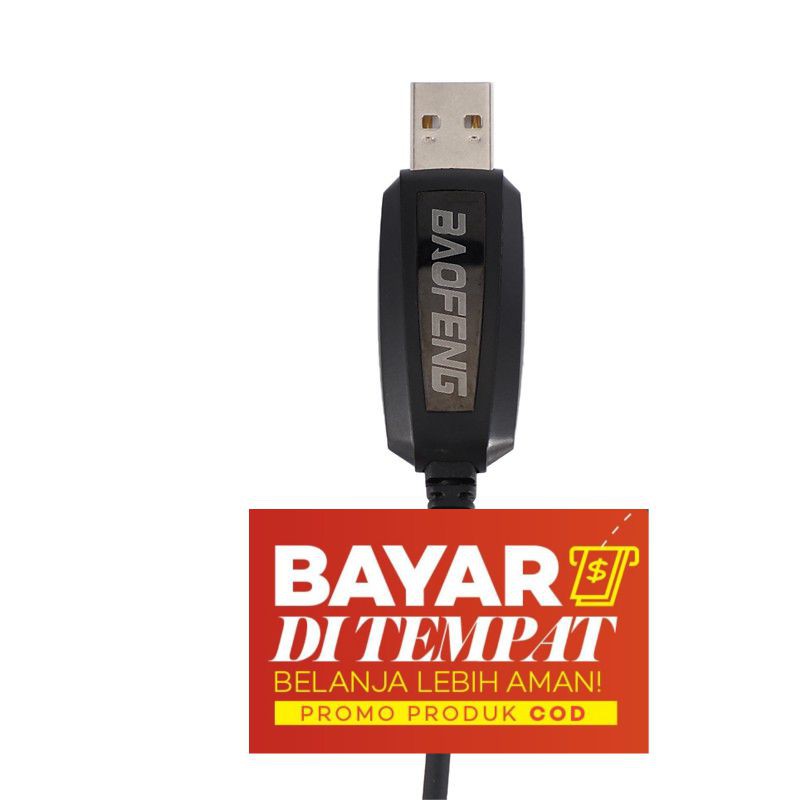 Kabel USB Programming Baofeng BF-T1 Baofeng BF 9100 + CD untuk Pemrograman Walkie Talkie HT Baofeng