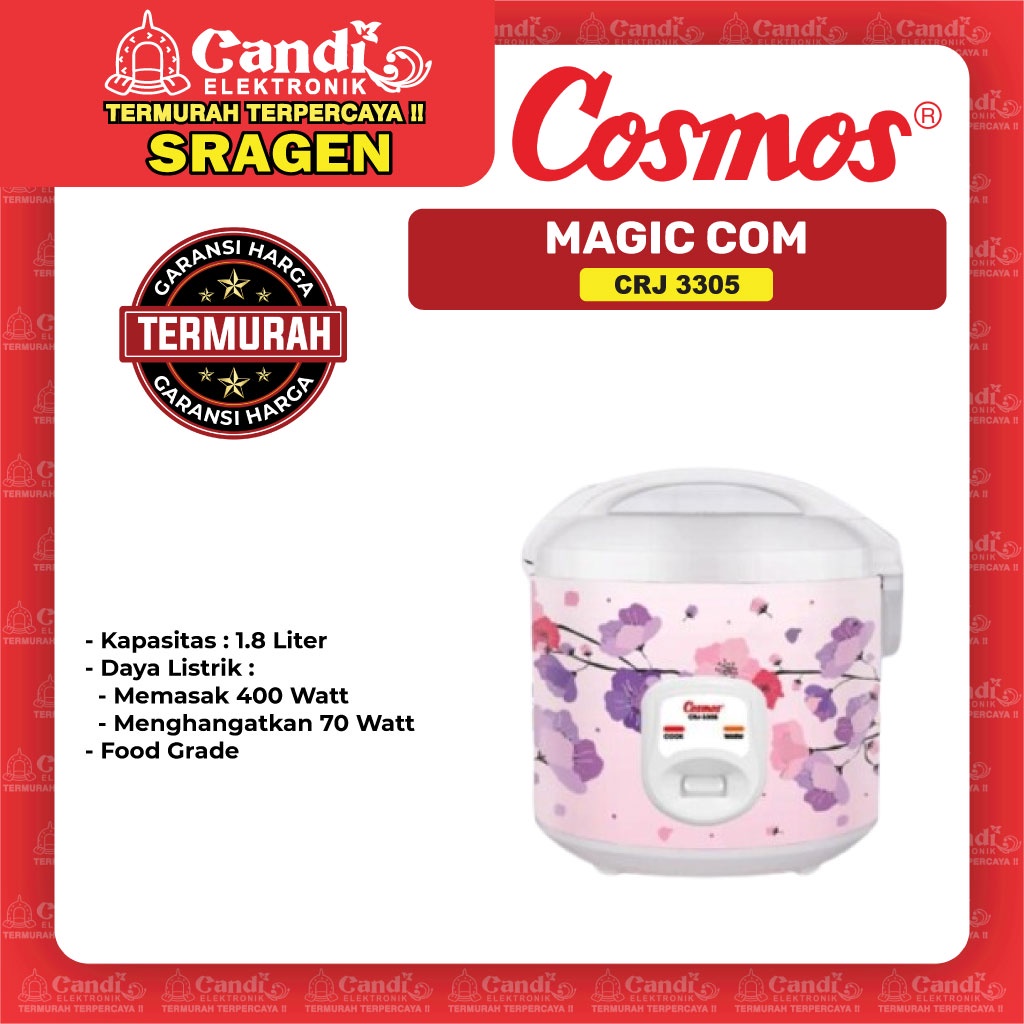 COSMOS Magic Com 1,8 Liter -  CRJ-3305