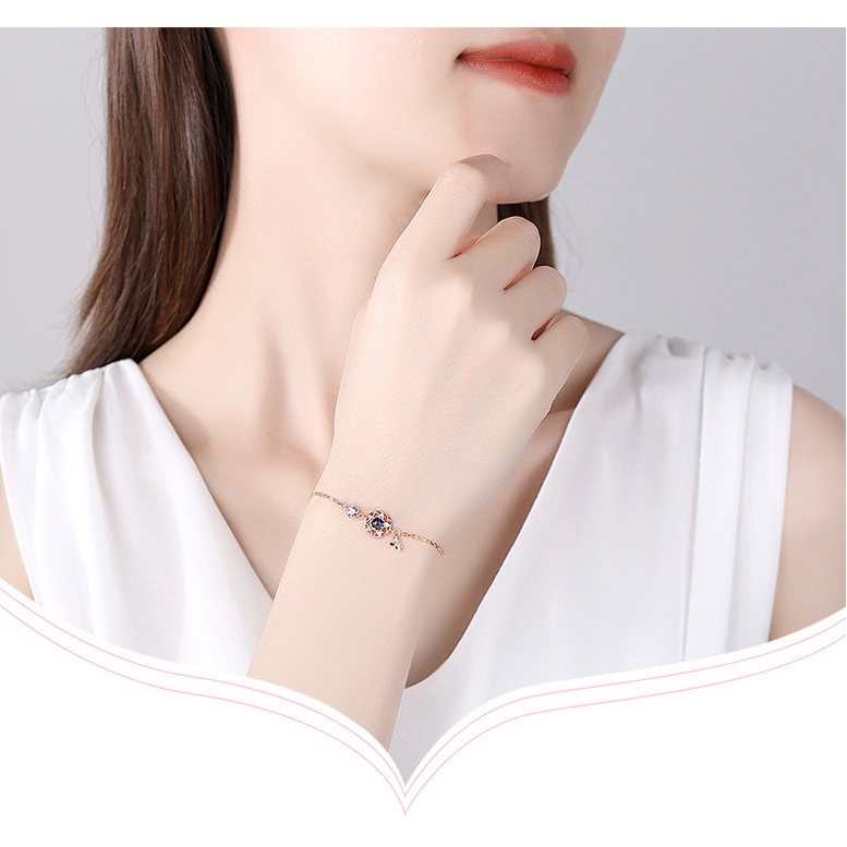 Gelang wanita Sterling silver S925  (Garansi  2  Tahun)  Gelang Dreamcatcher Fashion dan manis Bracelet Fashion and sweet perak asli S925 Original Arctic Deer