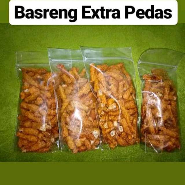 

Basreng pedas dan basreng ori/asin