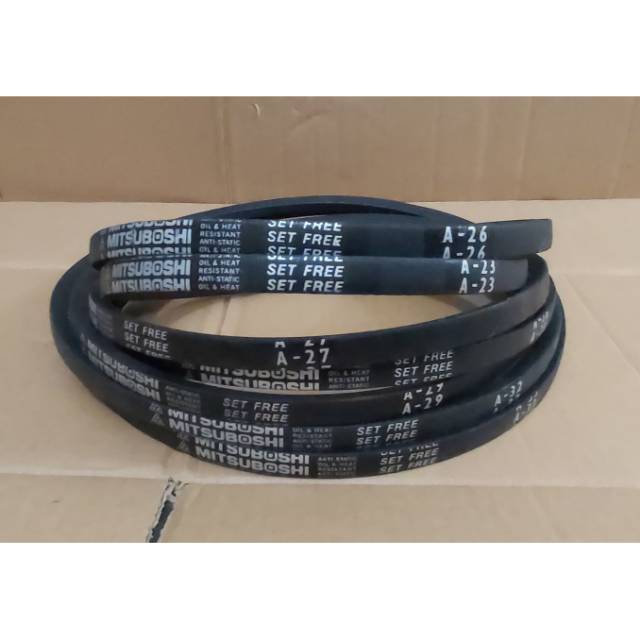 V-BELT VANBELT FANBELT MITSUBOSHI MESIN CUCI GRADE A (A23,A-26,A-27,A