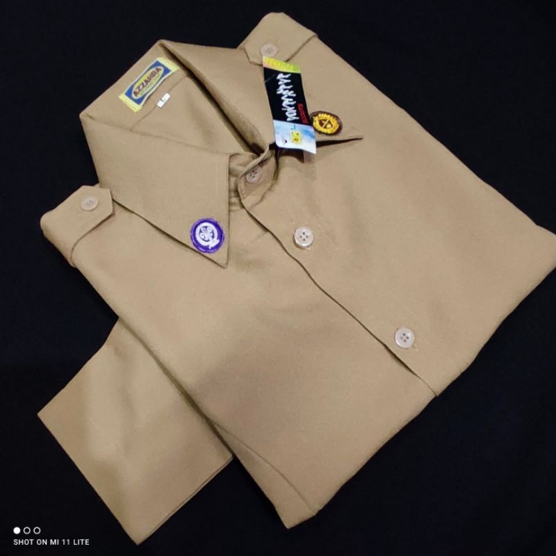 Kemeja Pramuka Pembina Putri PDH ( Pakaian dasar harian )
