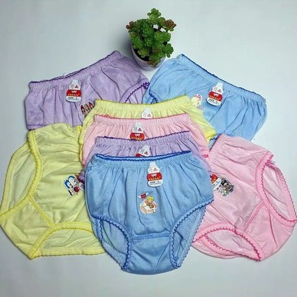 6 Pcs Celana Dalam Yayan Anak | CD Yayan Anak Perempuan Sguna | Sguna | Grosir 6 Pcs