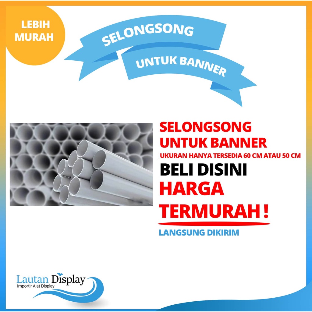 Jual Slongsong Pipa Untuk Penyangga Tripod Banner Pralon Shopee Indonesia