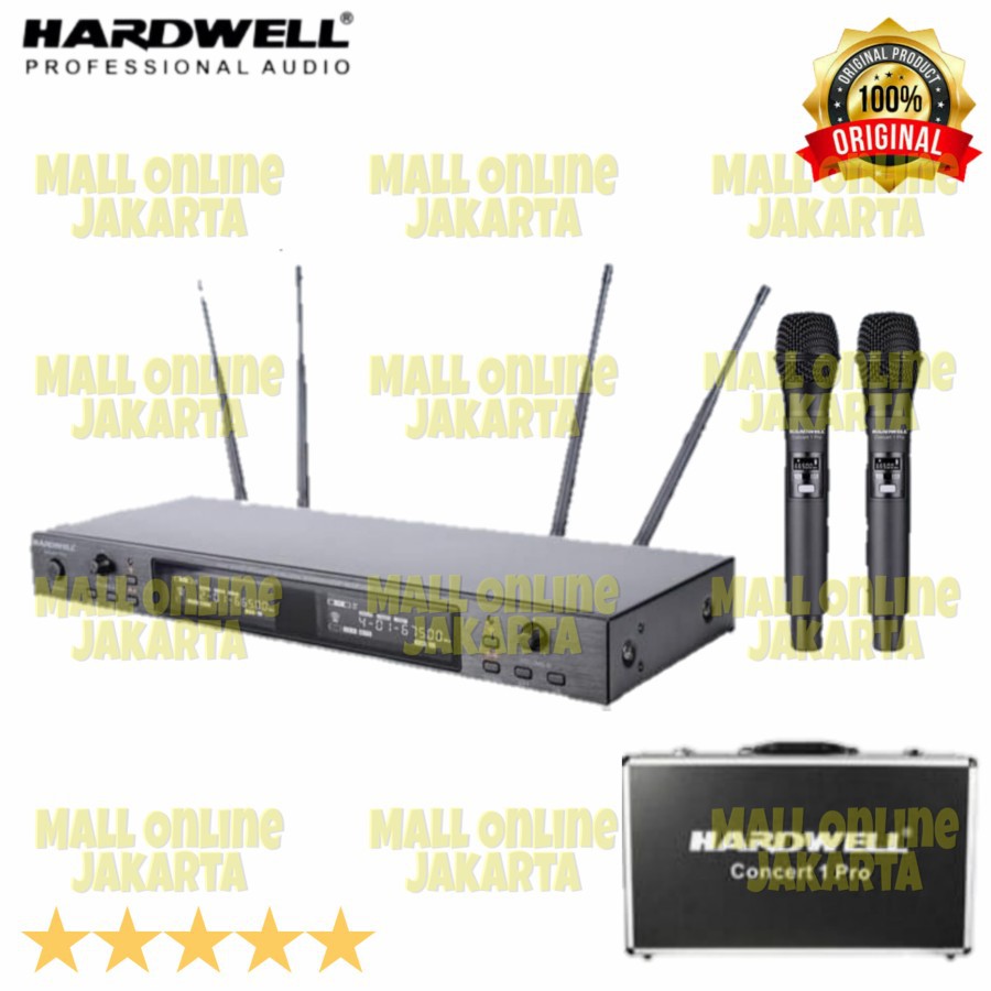 Mic wireless Hardwell concert 1 Pro Orignal Handle Microphone Concert1