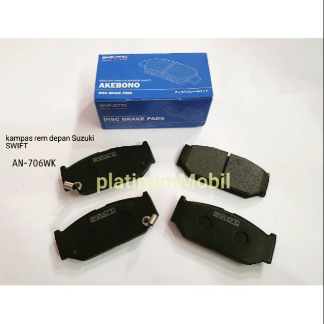 Kampas rem depan Suzuki SWIFT AN-706WK AKEBONO ORI 100%