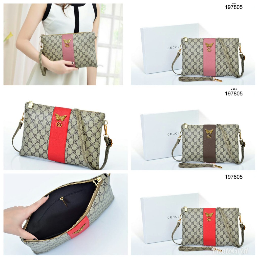 Clutch Gucci 197805 DEN BIG SIZE TAS SLEMPANG CLUTCH WANITA CLUTCH KULIT TAS TANGAN WANITA CLUTCH