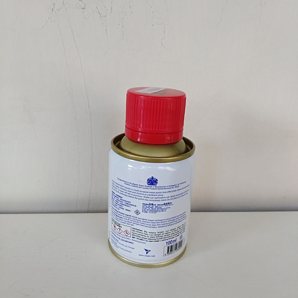 Cairan Pembersih Logam Brasso / Metal Polish Liquid 100ml
