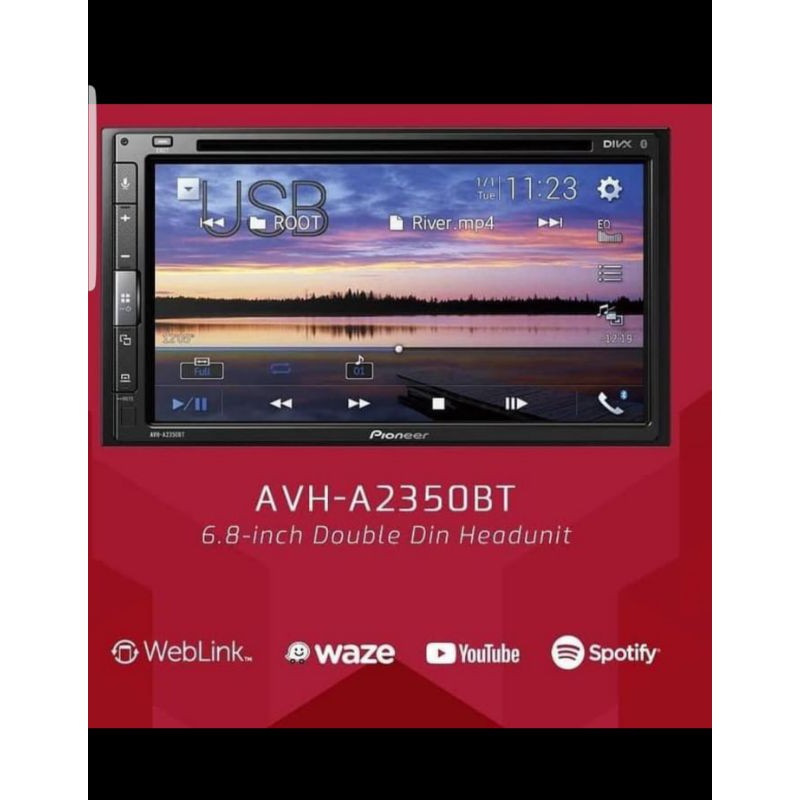 HEAD UNIT PIONEER AVH A2350 BT PIONEER