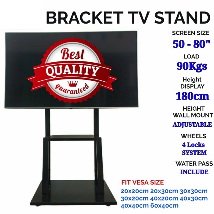 tv stand | Stand TV | Standing TV | Bracket Standing 55 65 - 100 inch - 50 - 80 Inch