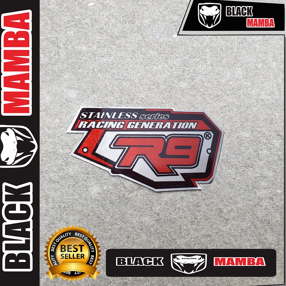 EMBLEM KNALPOT RACING MERK R9