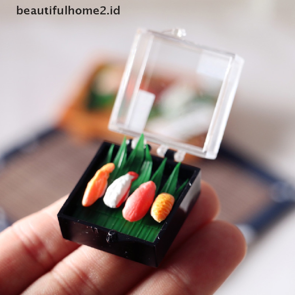 (beautifulhome2.id) Miniatur Sushi Jepang Skala 1 / 6 Untuk Aksesoris Dapur Rumah Boneka