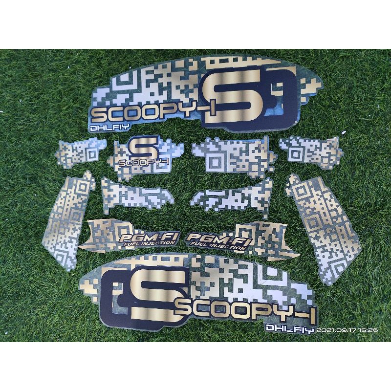 STRIPING SCOOPY NEW DESAIN URBAN GOLD