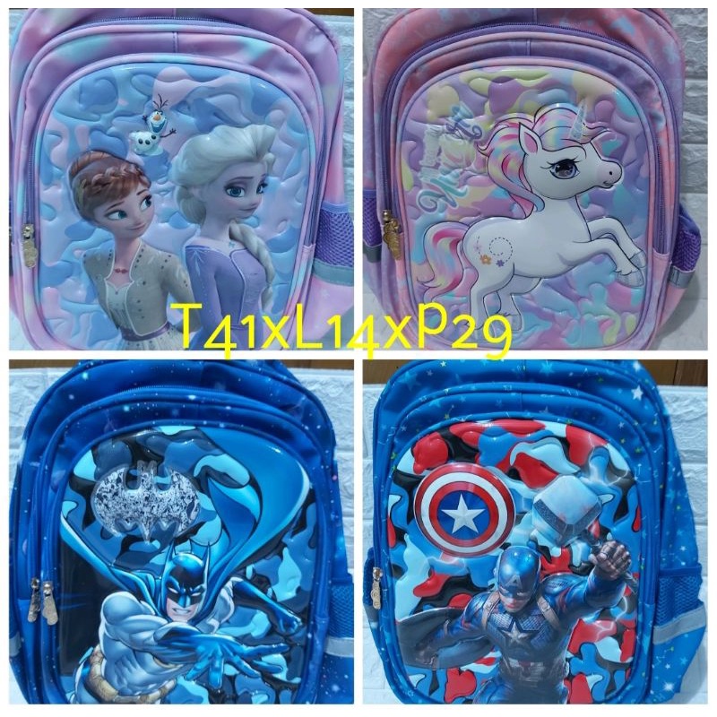 tas ransel timbul karakter UK.SD (HSD-21316)