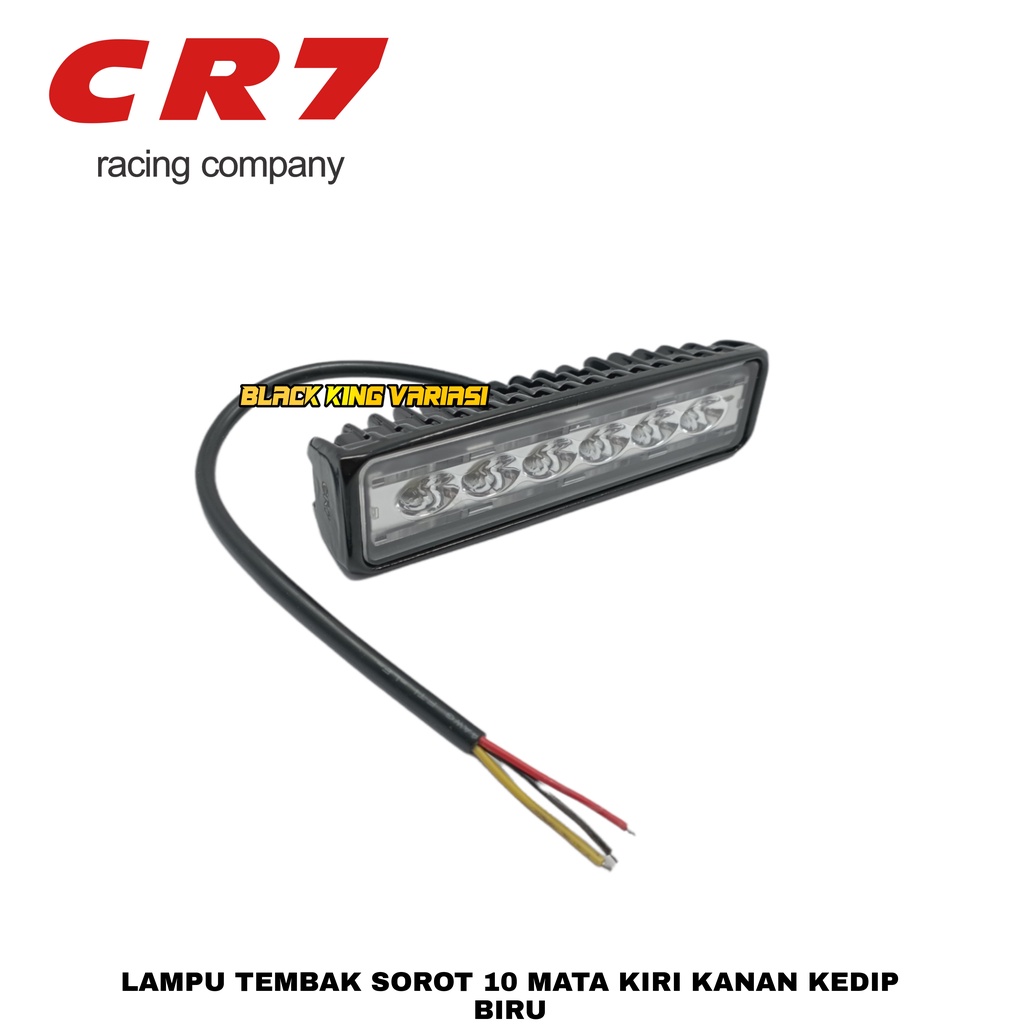 Lampu Tembak Sorot 6 Mata LED Bar Cree 6 Titik Flash CR7