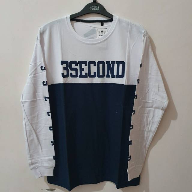 T-Shirt Distro lengan panjang Greenlight, Volcom, three second, 3 second