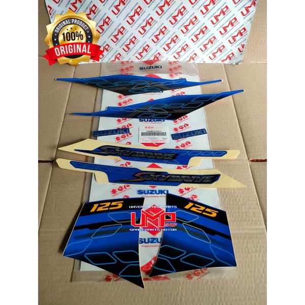 STRIPING STIKER BODY MOTOR SUZUKI SKYDRIVE ORIGINAL SGP