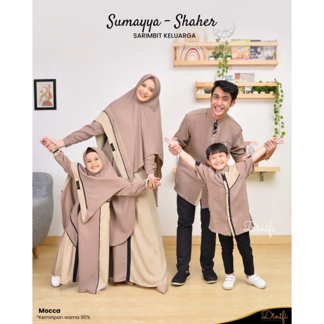 [Puby] SUMAYYA DRESS SET BY MOUZA DINIFI | SARIMBIT LEBARAN TERBARU 2022