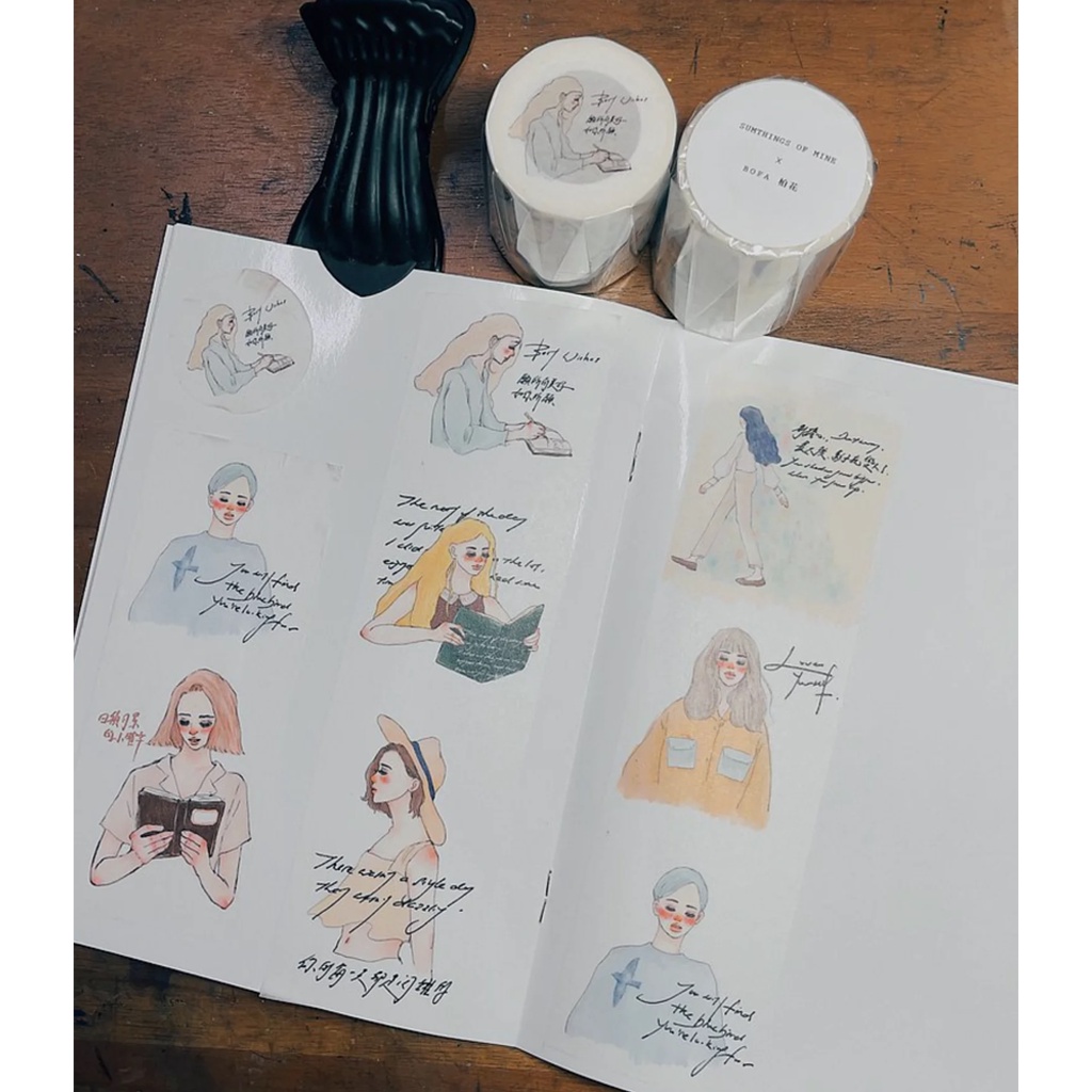 

Sumthings Of Mine X BOFA Best Wishes Masking Tape