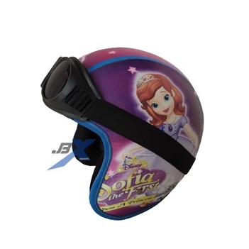 Helm Anak Bogo Retro Pororo Nazi Karakter Cewek Usia 2-7 Tahun