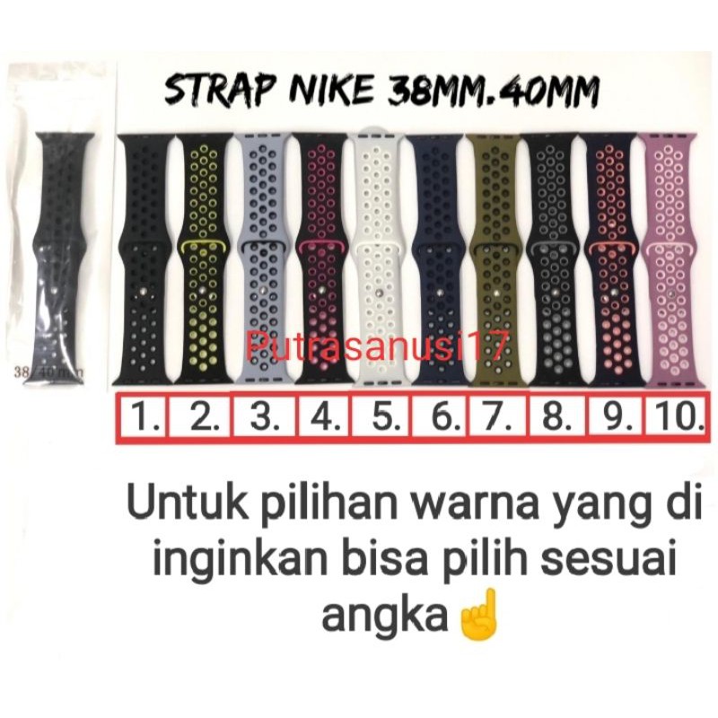 Strap apple watch sport nike 38mm / 40mm tali jam apple watch nike