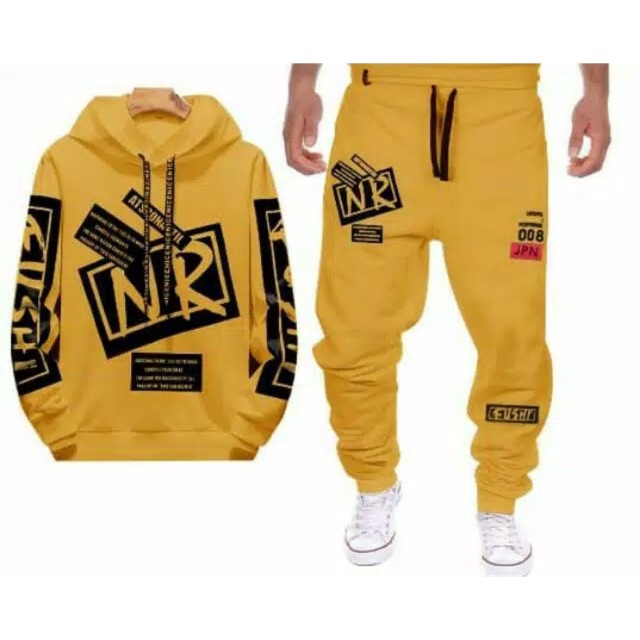 Stelan NR / Setelan Pria / Stelan Hoodine + Celana Pria / Sweater Pria / Celana Pria