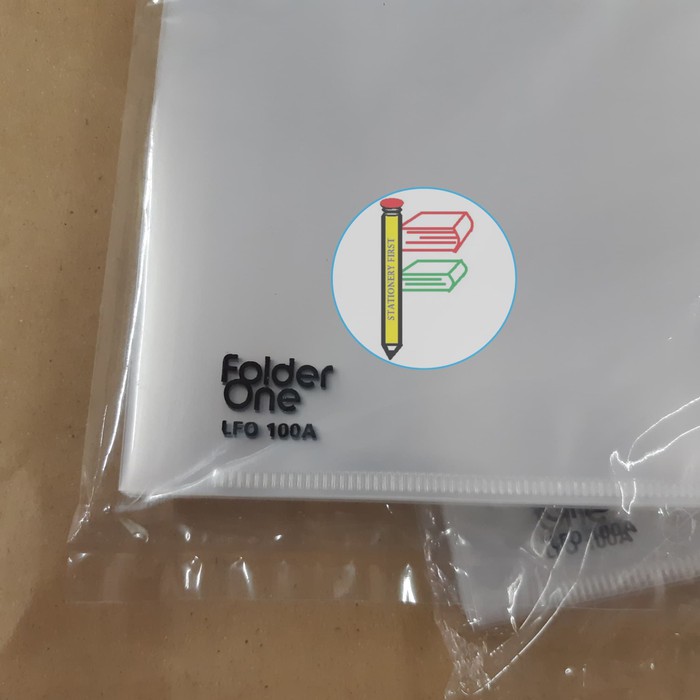 Map L (Clear Sleeve) Holder Folder One A4 per Pack 12pcs