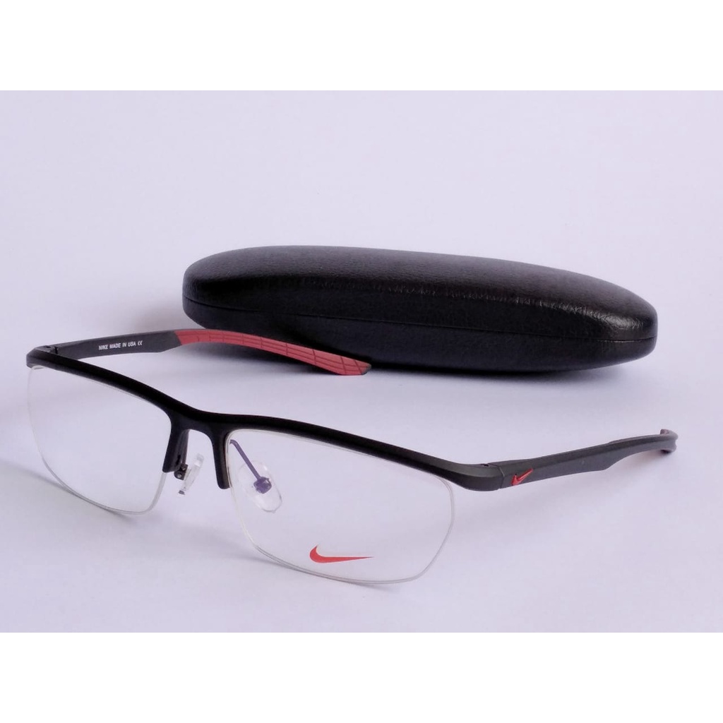 Paket progresif kacamata frame pria/nike kacamata minus plus anti radiasi Normal Sporty full set