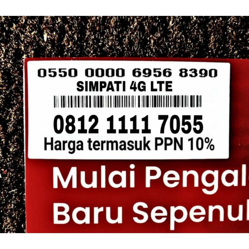Nomor cantik simpati 4g lte 7055