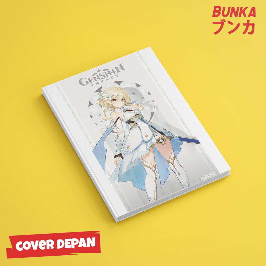 

Notebook Game Genshin Impact Lumine Hardcover A5 Buku Tulis Catatan Notes Agenda Planner Jurnal