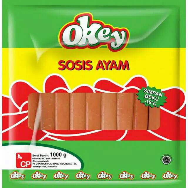 

Okey Sosis Ayam 1Kg - Chicken Sausage