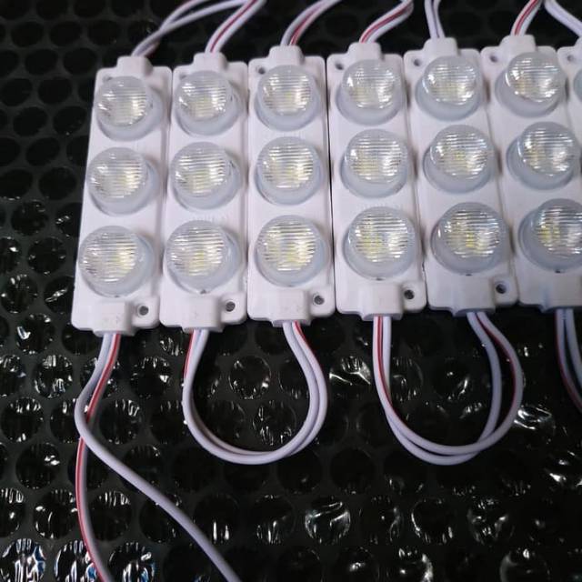 Lampu Led Module 3 Watt 12V / Led Modul 3 Mata Besar -Putih