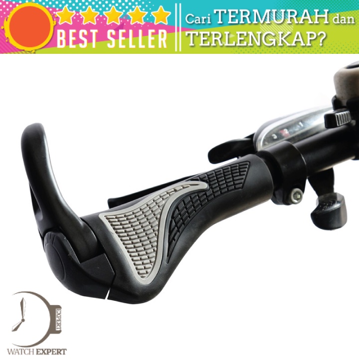 Bisa COD Gagang Sepeda Rubber Ergonomic Grip MTB Handlebar - TaffSPORT West Biking BT1001