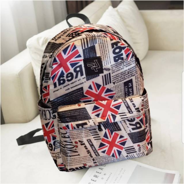 Backpack Tas Ransel Sekolah Wanita Tas Nilon Hitam Ransel Anti Maling Wanita Ransel Travel Wanita Kasual Tas Punggung Korea Mochilas Polofelix