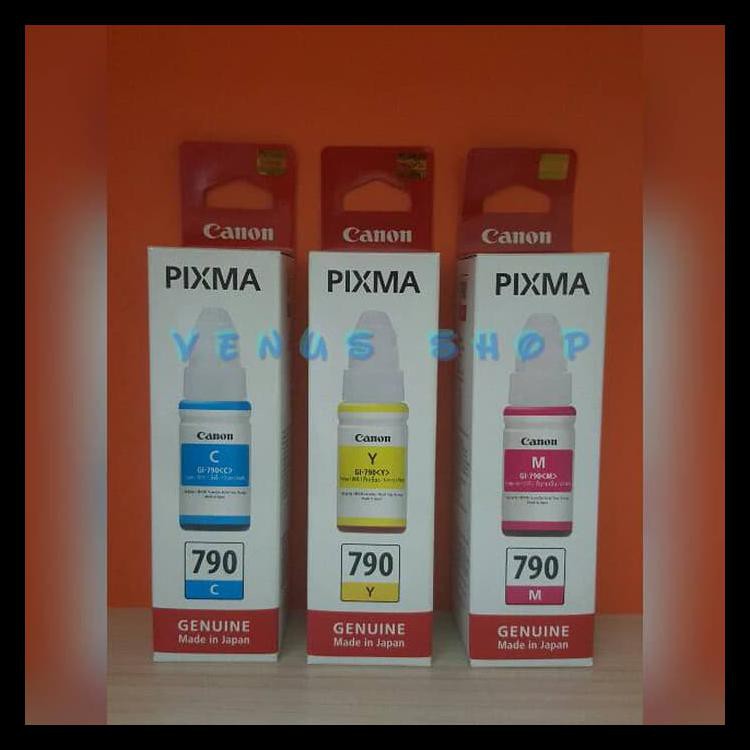 

BAYAR DI TEMPAT (COD) CANON TINTA BOTOL GI790 COLOR / TINTA REFILL GI 790 WARNA ORIGINAL - BIRU KODE