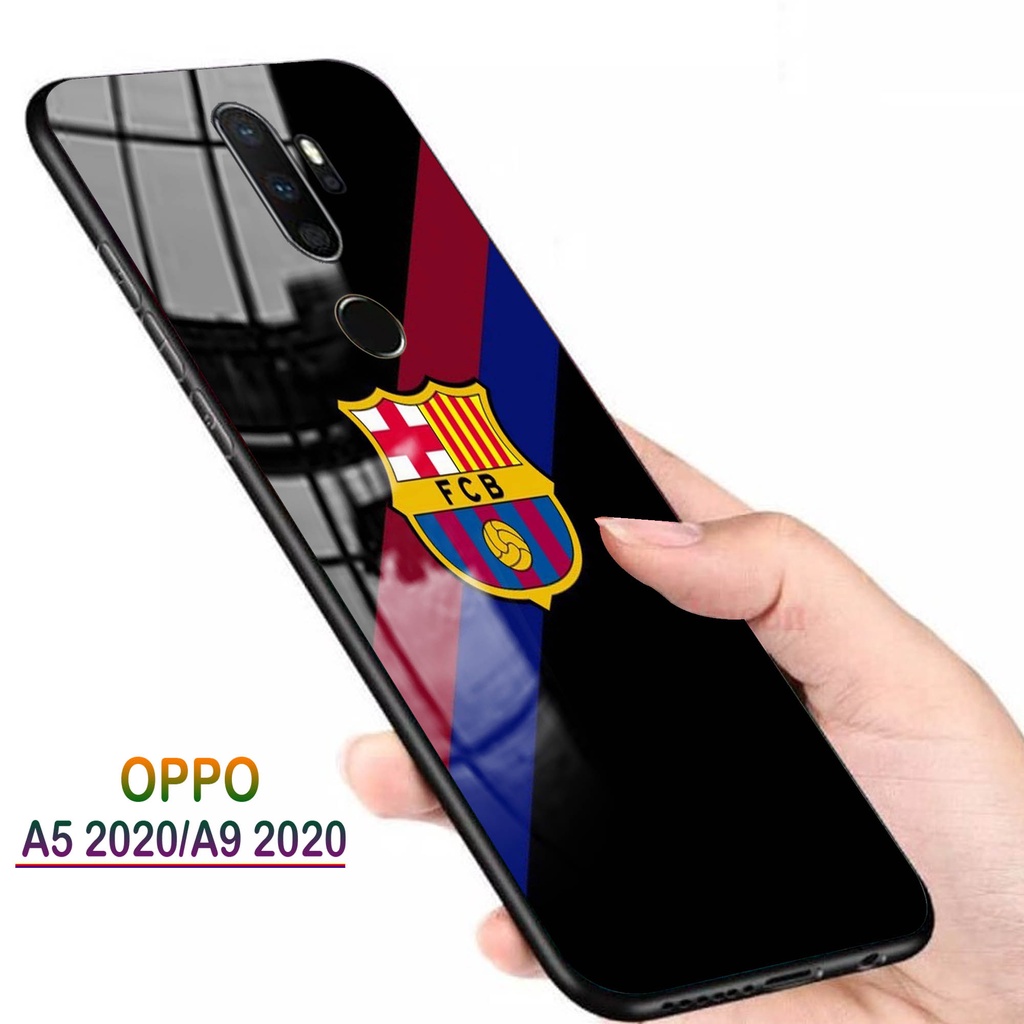 Softcase Glass Kaca OPPO A5 2020, A9 2020 - Casing HP OPPO A5 2020, A9 2020 [ S22 ].