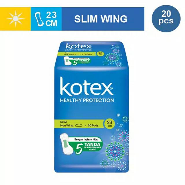 Kotex Soft & Smooth Slim Non Wing (20 pcs)