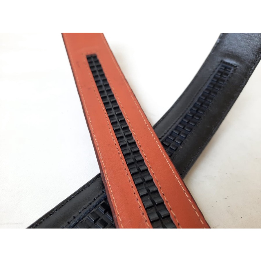 Tali Pinggang Kulit Asli Premium JATACC | Tali Sabuk Kulit Pria (BDN KULIT PORI)