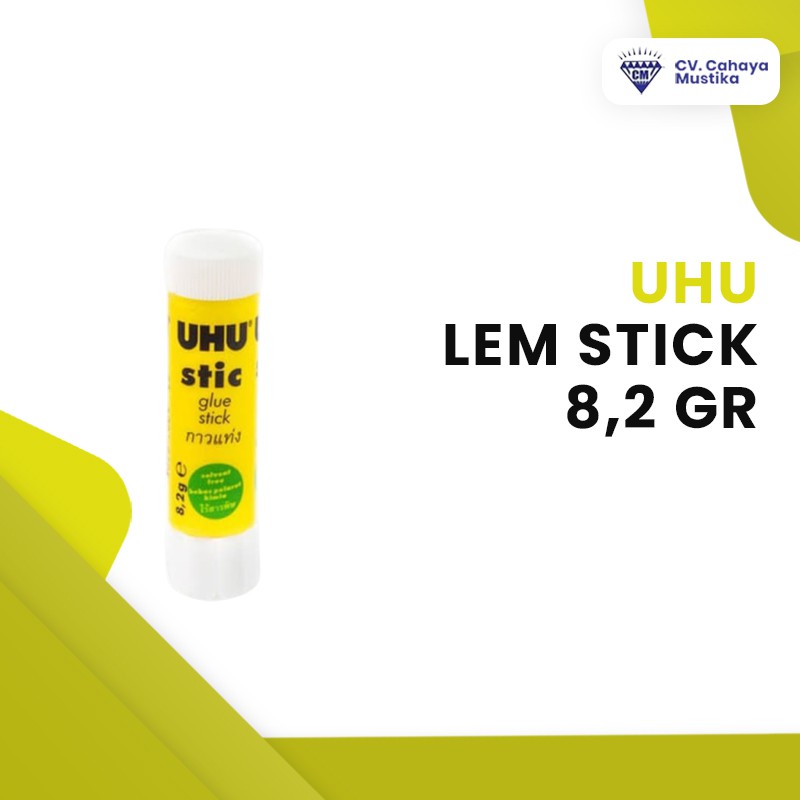 

Alat Tulis Sekolah/Alat Tulis Anak/ATK Kuliah/ATK Sekolah Lem UHU Stick 8,2 GR Malang - ATK