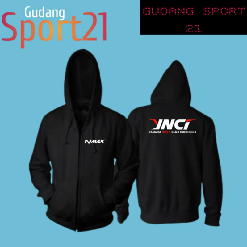 Jaket Ziper YNCI yamaha nmax club INDONESIA jaket otomotif