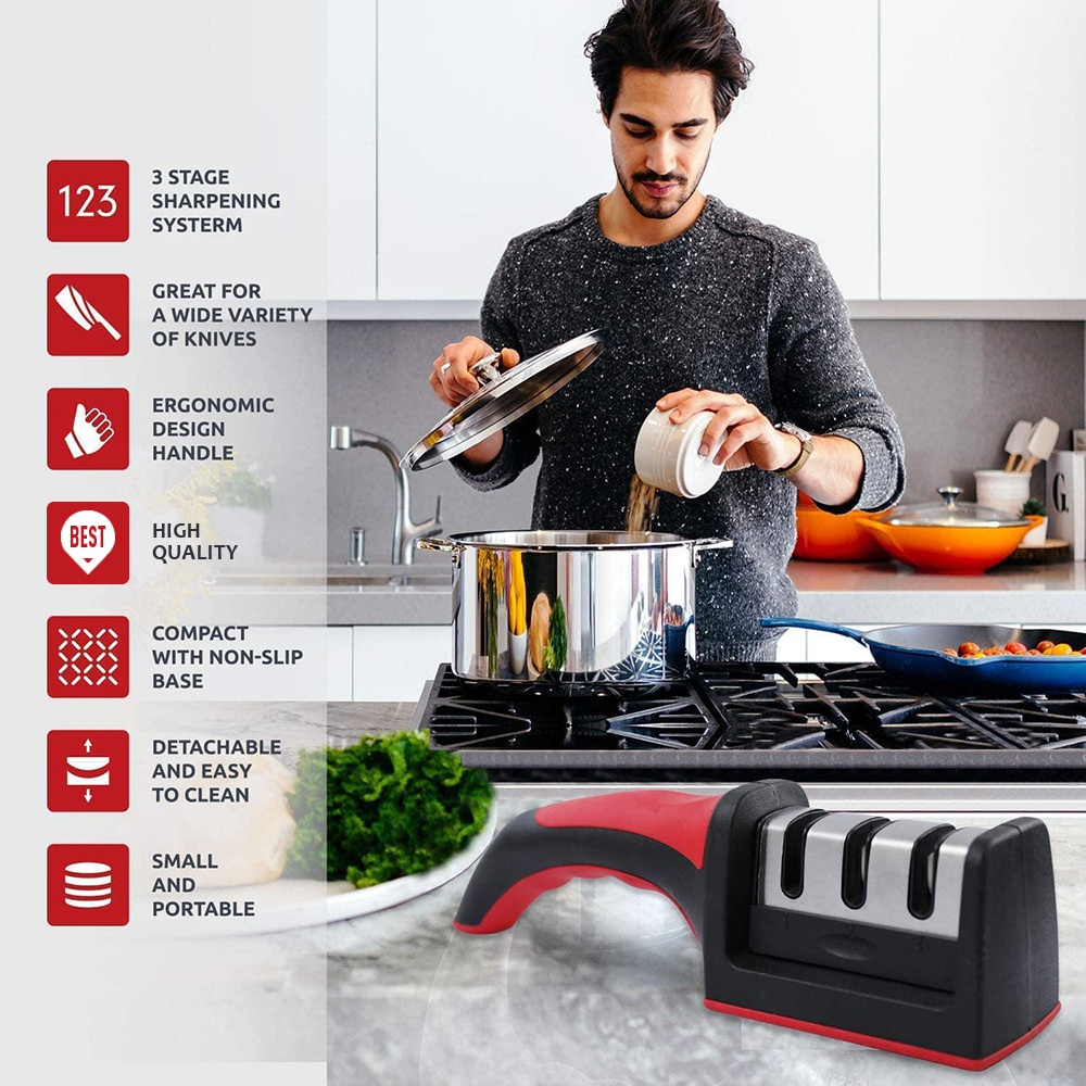 INDOMINI R384 ALAT PENGASAH PISAU GUNTING ASAHAN KNIFE SHARPENER SWIFT SHARP