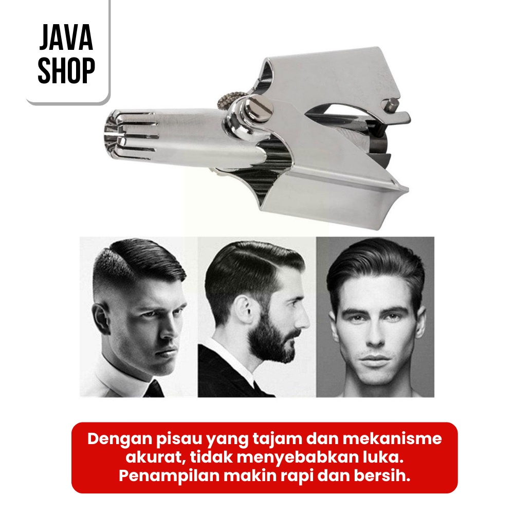 JAVASHOP Alat Cukur Bulu Hidung Manual Portable Tanpa Baterai