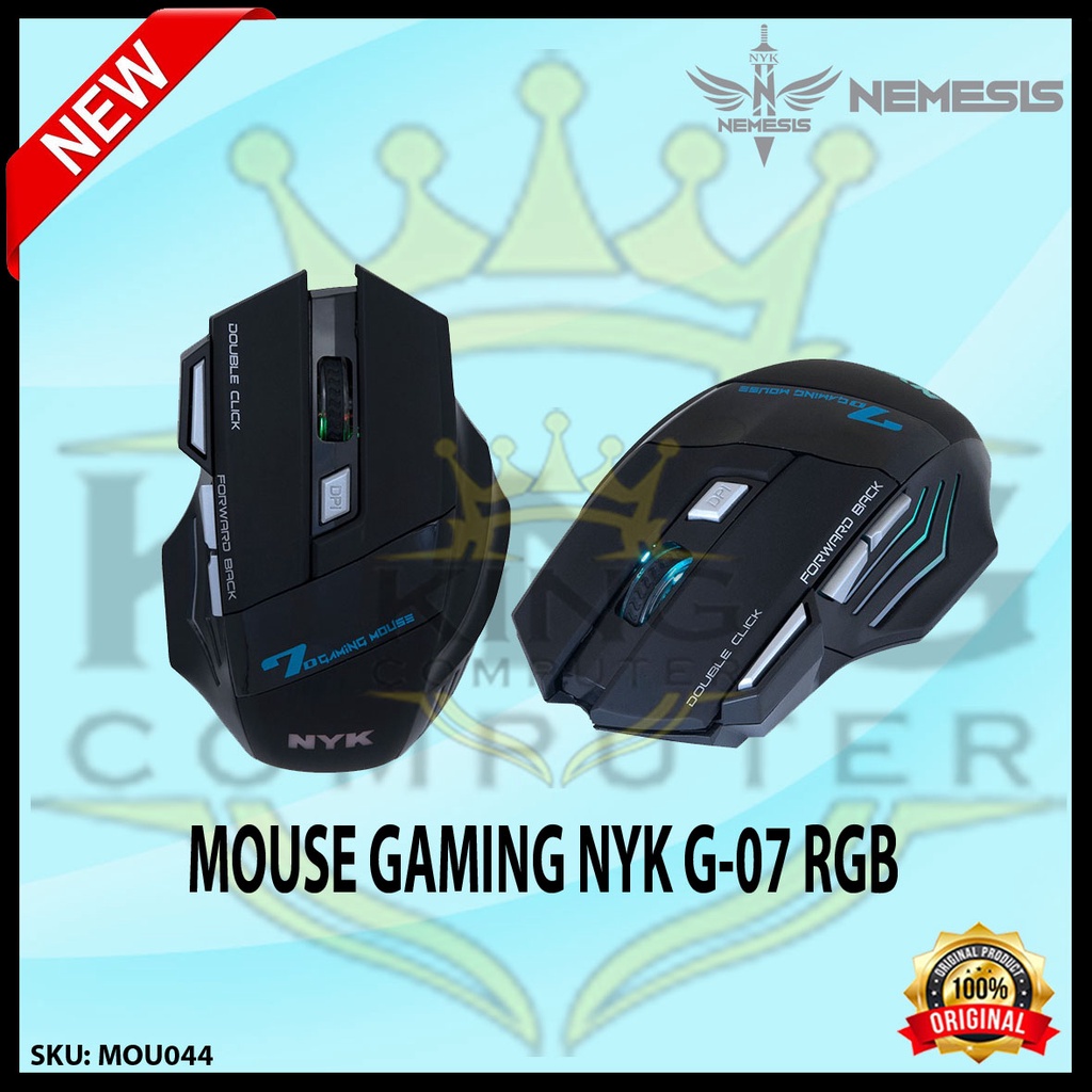 MOUSE GAMING NYK SCORPION 2 G07 DOUBLE KLIK MURAH